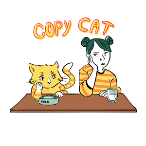 معنی copy cat